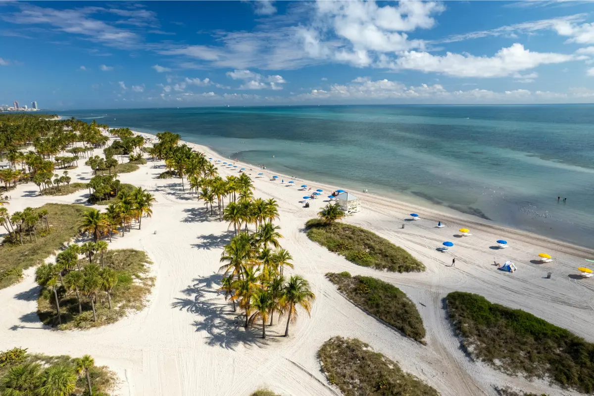 crandon park em miami