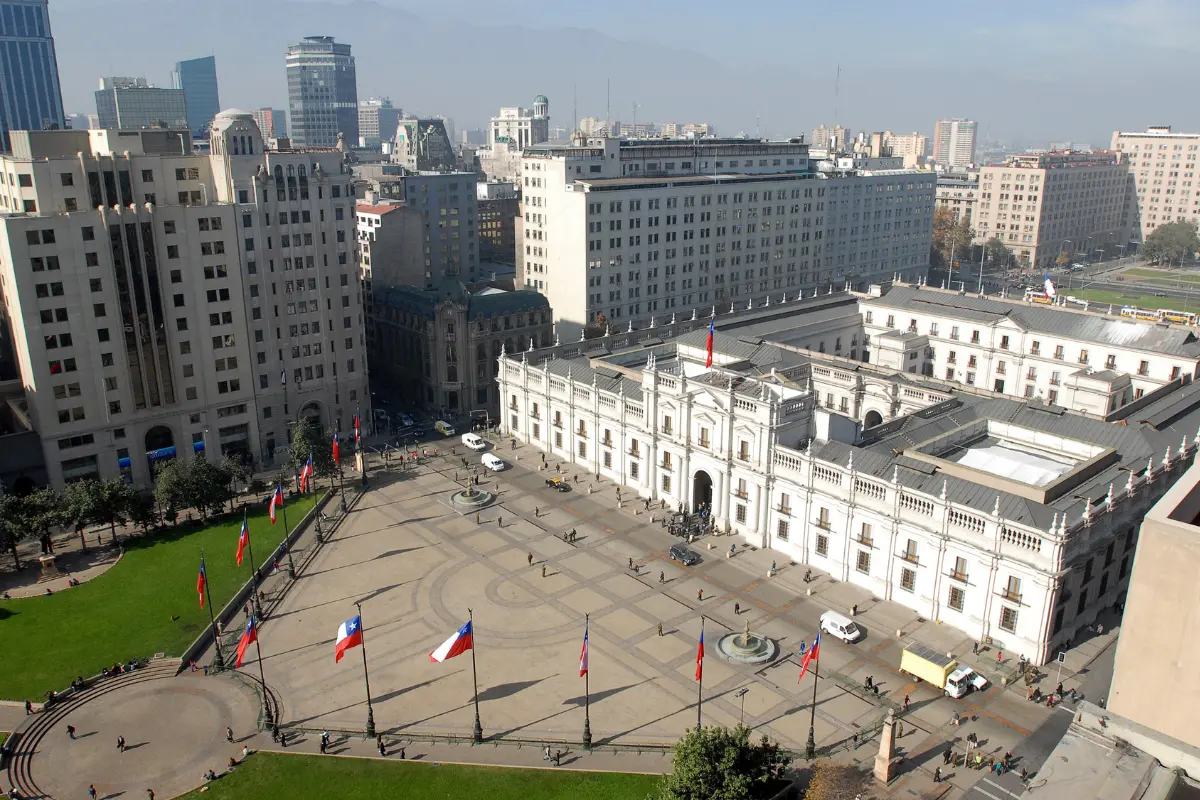 palácio de la moneda cidade de santiago