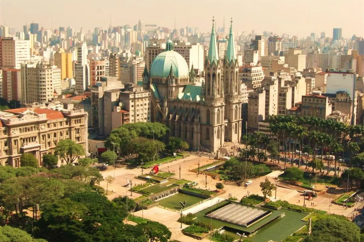 praça da sé da cidade de são paulo